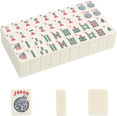 1.2” American Mahjong Tiles, 160 American Mahjong Tiles (Tiles Only, No Dice and Other Accessories)