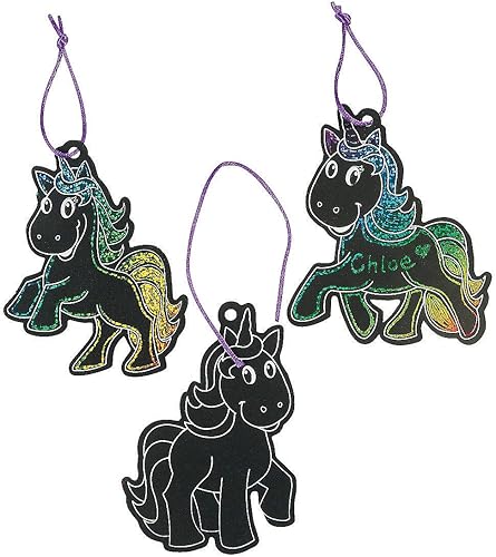 Adornos mágicos de unicornio 24 piezas Manualidades para niños y actividades divertidas en el hogar