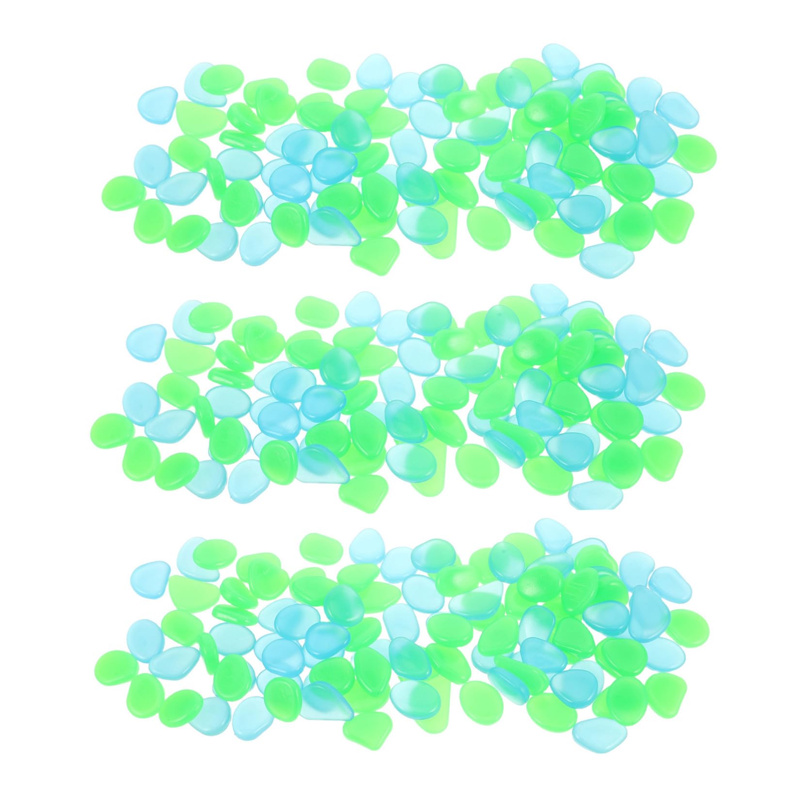 ifundom 500 Piezas Piedras Luminosas para Jardín y Piedras Brillantes para Decoración de Peceras y Paisajismo Exterior Resistentes y Seguras para Mascotas Acuáticas