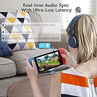 Vista 3 de Adaptador Bluetooth para Nintendo SwitchLite, BT 5.0 transmisor de audio inalámbrico con convertidor USB C a A de baja latencia para auriculares