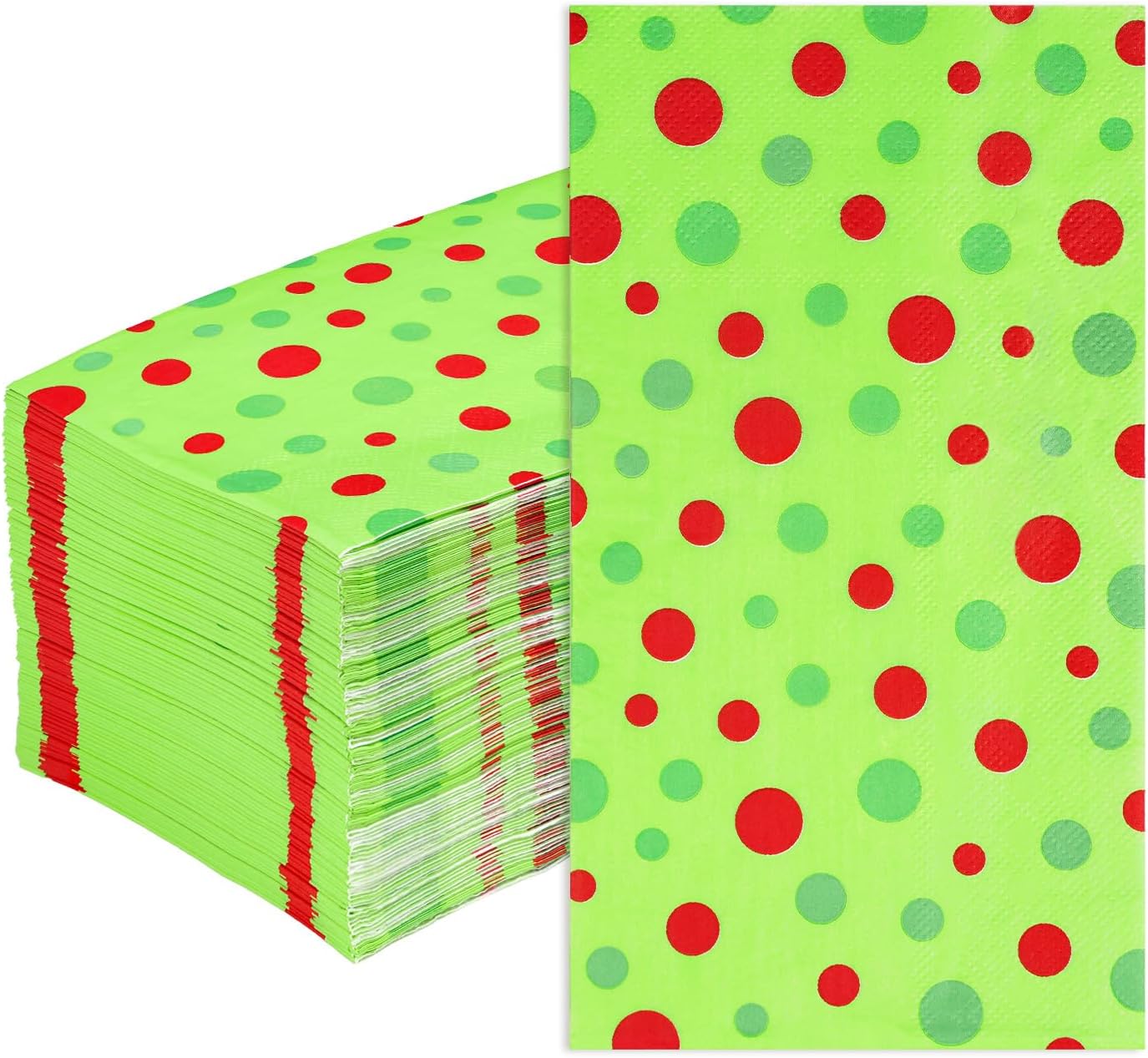 100PCS Christmas Napkins Disposable Green and Red Dots Christmas Paper Napkins Funny Napkins Christmas Disposable Hand Towels for Bathroom Home Kitchen Holiday Christmas Party Decorations 100PCS Christmas Napkins Disposable Green and Red Dots Christmas Paper Napkins Funny Napkins Christmas Disposable Hand Towels for Bathroom Home Kitchen Holiday Christmas Party Decorations
