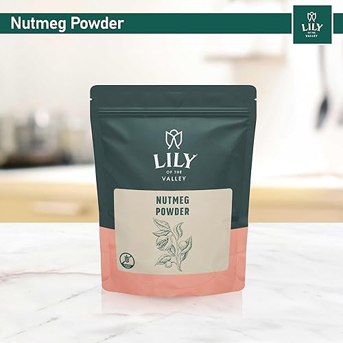 Miniatura 2 de Lily of the Valley Nuez moscada en polvo, nuez moscada molida, ideal para cocinar, hornear, batidos y lattes, agente saborizante, vegano y sin