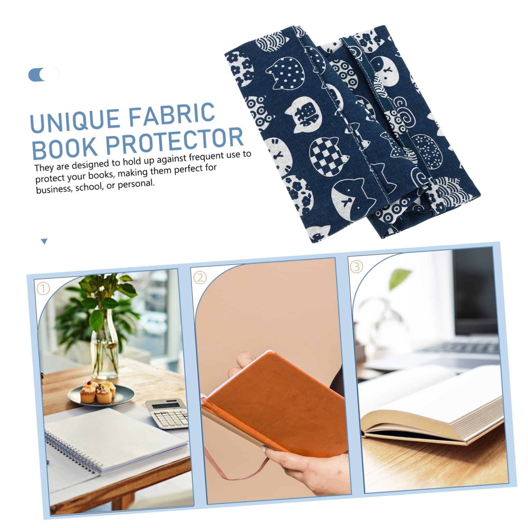 STOBOK Japon Tarzı El Yapımı Kitap Kapağı Defter Kitap Koruyucu