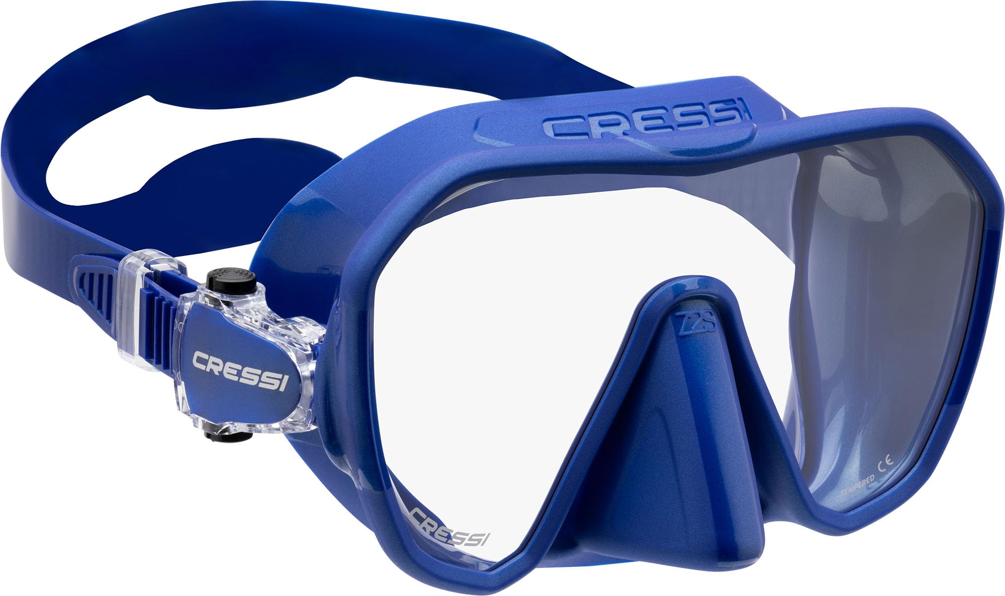 Amazon.com : Cressi Z2S Frameless Masks, Blue Metal : Sports