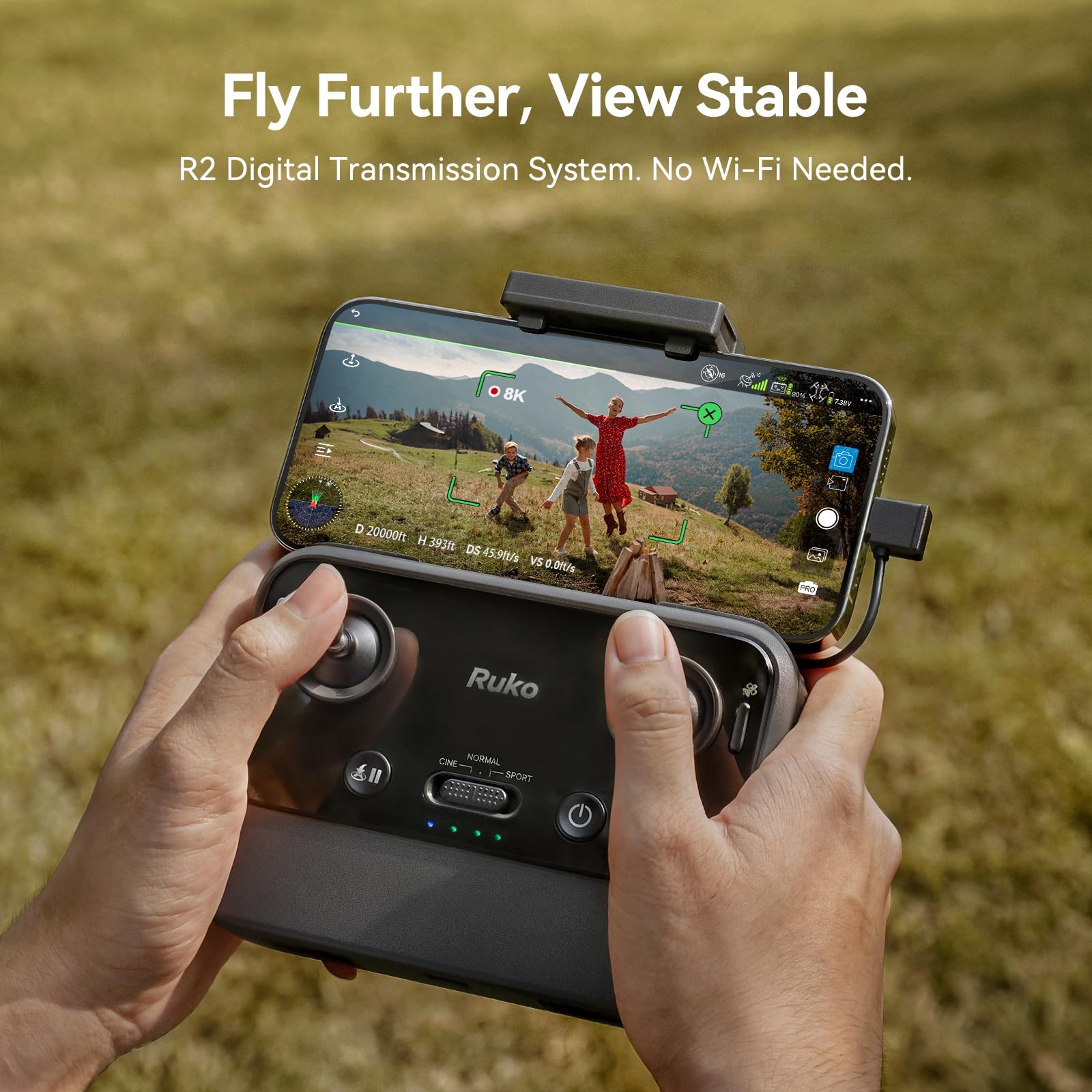 Ruko U11MINI 4K GPS Drone with Camera for Adults (96-Min Flight) photo 8