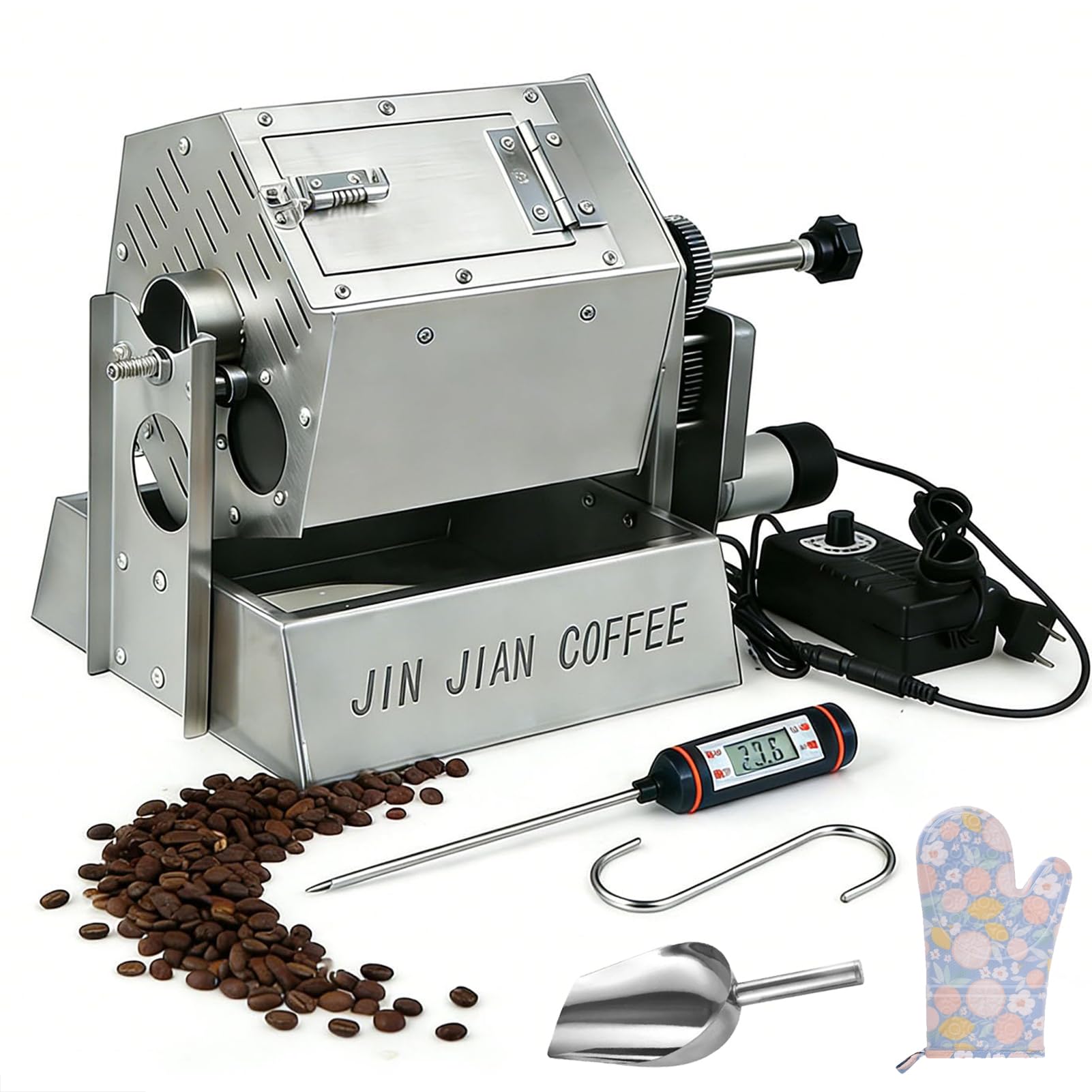 Torréfacteur de café à chaleur uniforme 360° pour une cuisson parfaite