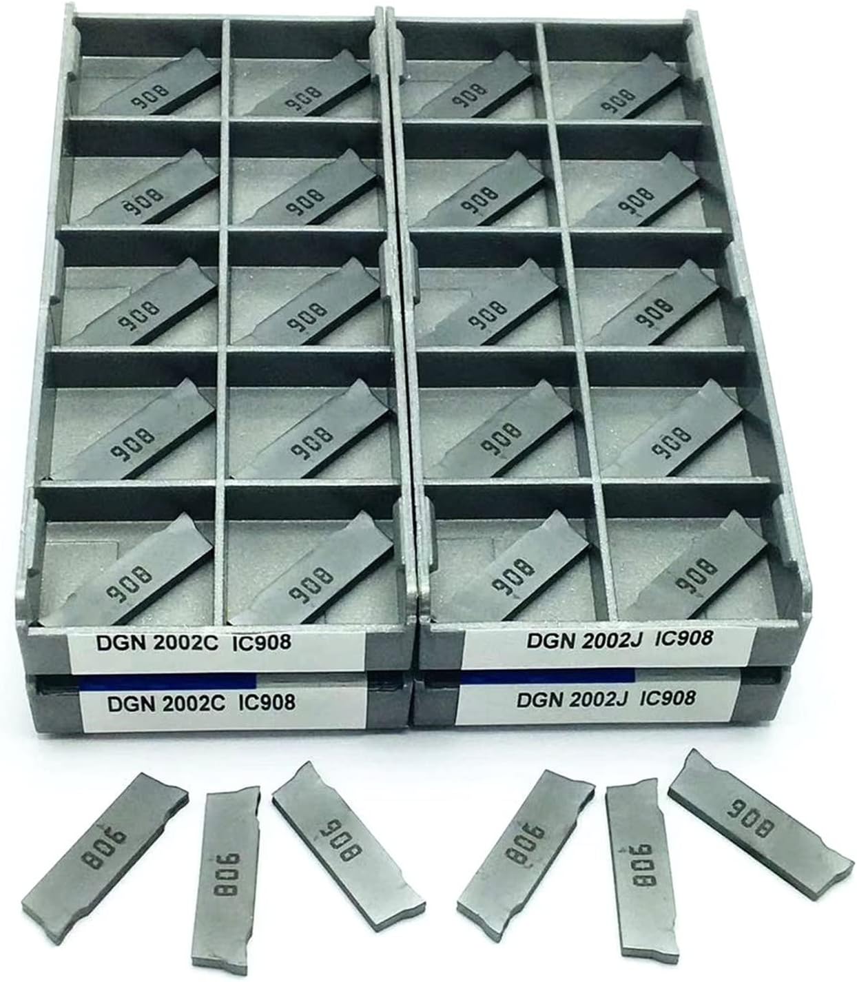 Carbide Milling Cutter 10 Pieces Of Grooving Insert DGN2002J IC908 DGN2002C IC908 Grooving Metal Turning Tool 2MM Turning Insert DGN 2002J Tool