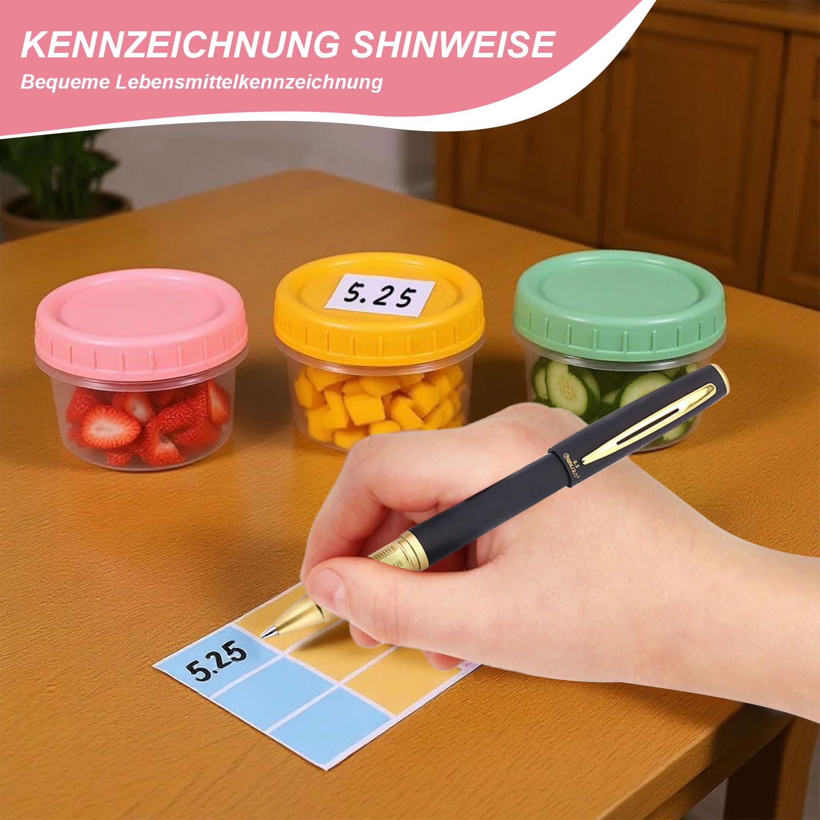 CulnCraz 120 ml yoghurtglazen met luchtdichte deksels, 24 stuks transparante dessertglazen, kleine jampotten met etiket en koord, puddingglazen voor gelei, honing, tiramisu, mousse, muesli