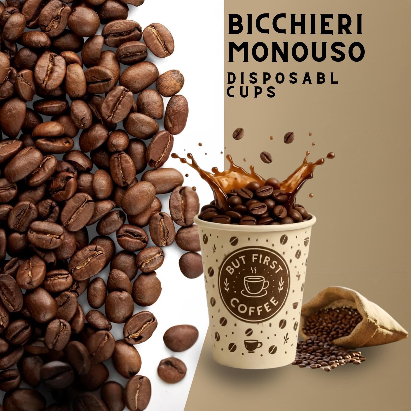 Vasos de papel para café, desechables, resistentes y reciclables, desechables, para llevar bebidas de café expreso, ideal para bares, oficinas, catering, eventos (70 ml/3oz (1000 unidades)
