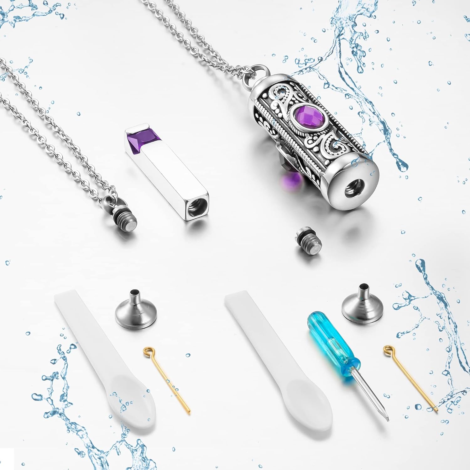 Collares De Urna Para Cenizas Joyería De Cremación Para Masc