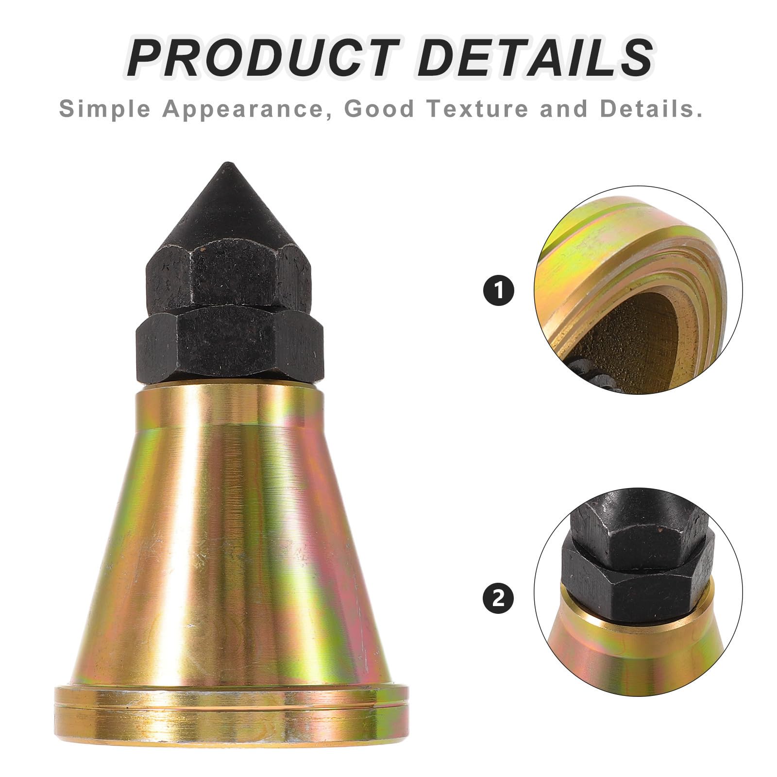 Luxshiny Vérin à Vis Réglable et Ajustement Facile de Hauteur Moules Robuste en Acier 45 avec Coussinet Antidérapant pour Nivellement de Fraiseuse
