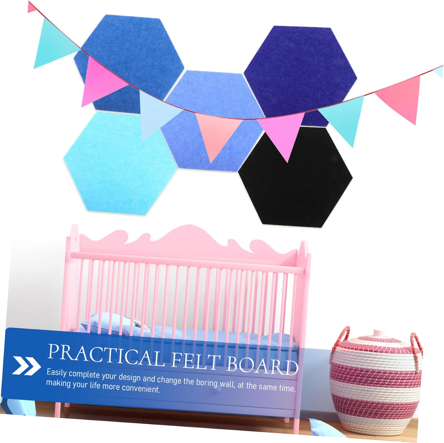 5pcs Adhesive Display Board Mood Board Decorative Bulletin for Office Home School