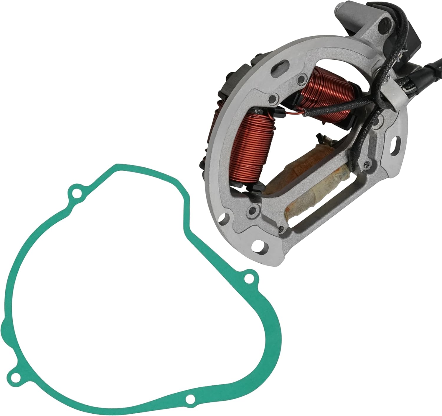 Caltric Stator And Gasket Compatible With Suzuki LT250R Quadracer 250 2X4 1985 1986