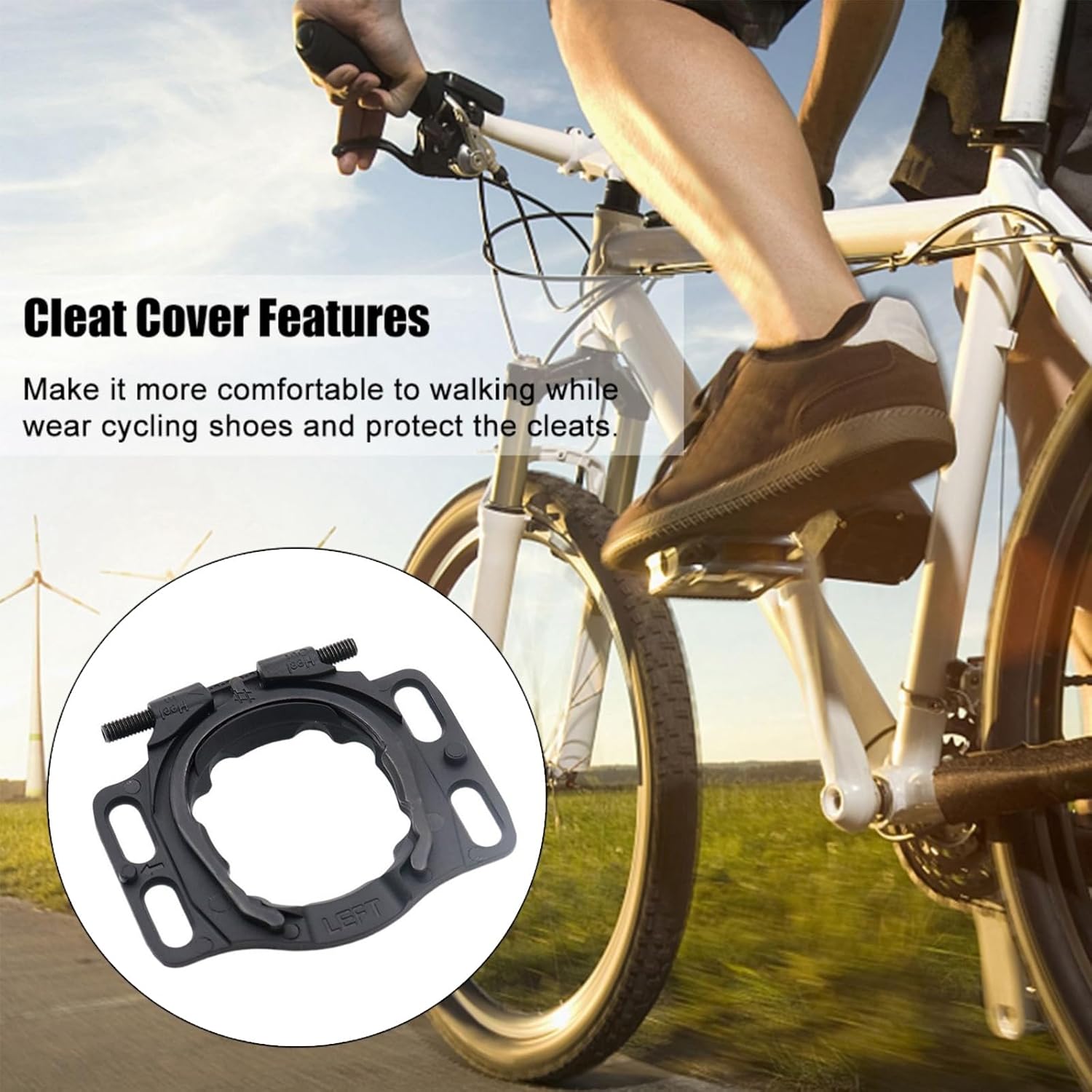 1 Pair of Quick Release self-Locking Pedal Bicycle Cleats: Suitable for Wahoo: Suitable for Speedplay Zero Cycling Lock Plate Shoes, Suitable for Walking Cycling Lock Plate Zero clamp Plate