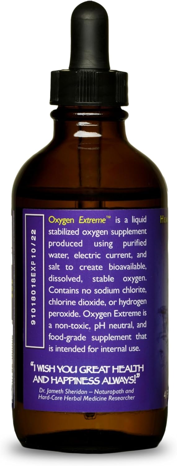 HealthForce SuperFoods Oxygen Extreme - Liquid - 4 Fl Oz Liquid Dropper