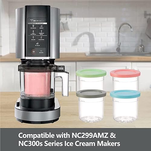 Miniatura 3 de Ice Cream Pint Containers, for Ninja Creami Pints with Lids, Pint Ice Cream Containers Bpa-Free,Dishwasher Safe Compatible NC301 NC300 NC299AMZ