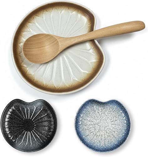 Ceramic Spoon Rest for Kitchen Counter, Coffee Spoon Holder, Easy to Clean Stove