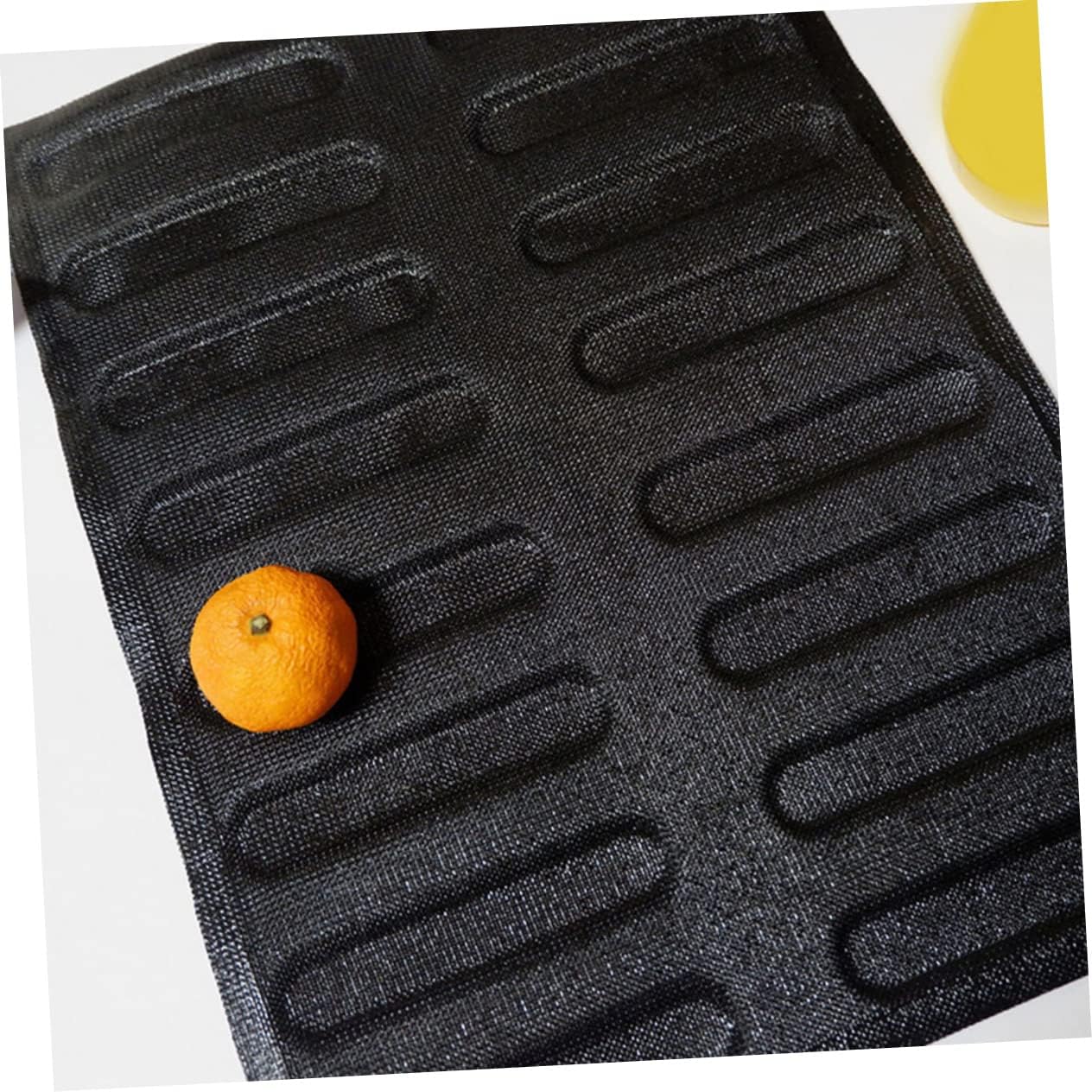 Ciieeo 1piece Multi-function Bread Pan Silicone Baking Pan Non-stick French Bread Easy to Clean Breathable Oven Safe Hot Dog for Breakfast Parties