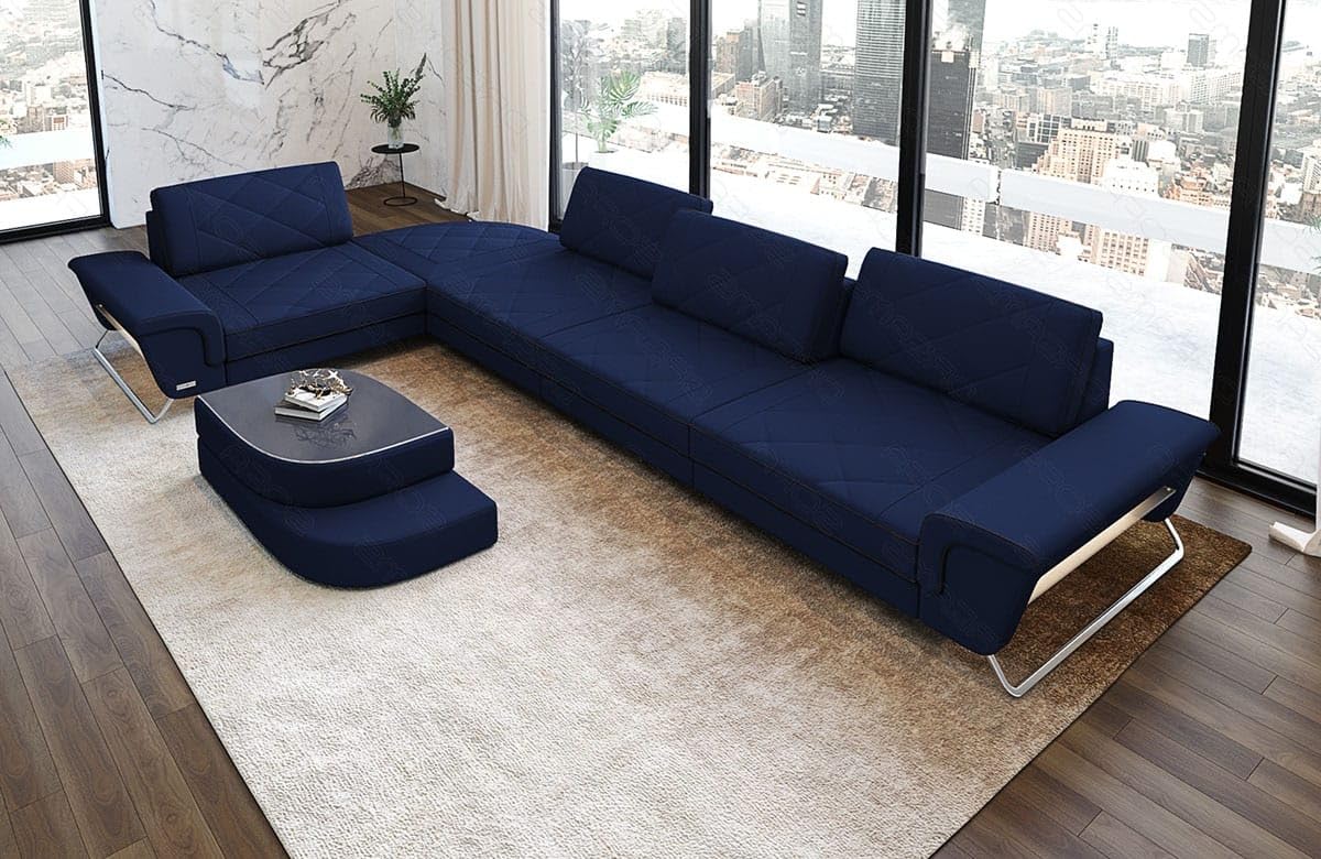 Sofa Dreams Stoff Ecksofa Rotello L-Form