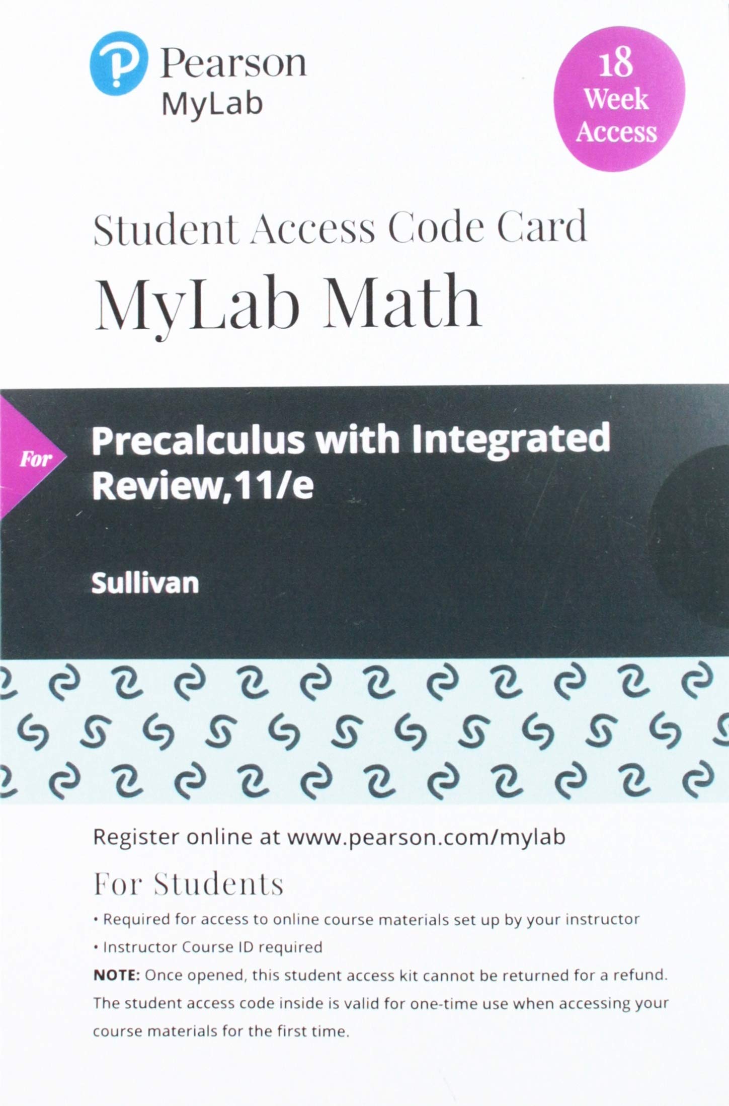 Precalculus -- MyLab Math with Pearson eText Access Code