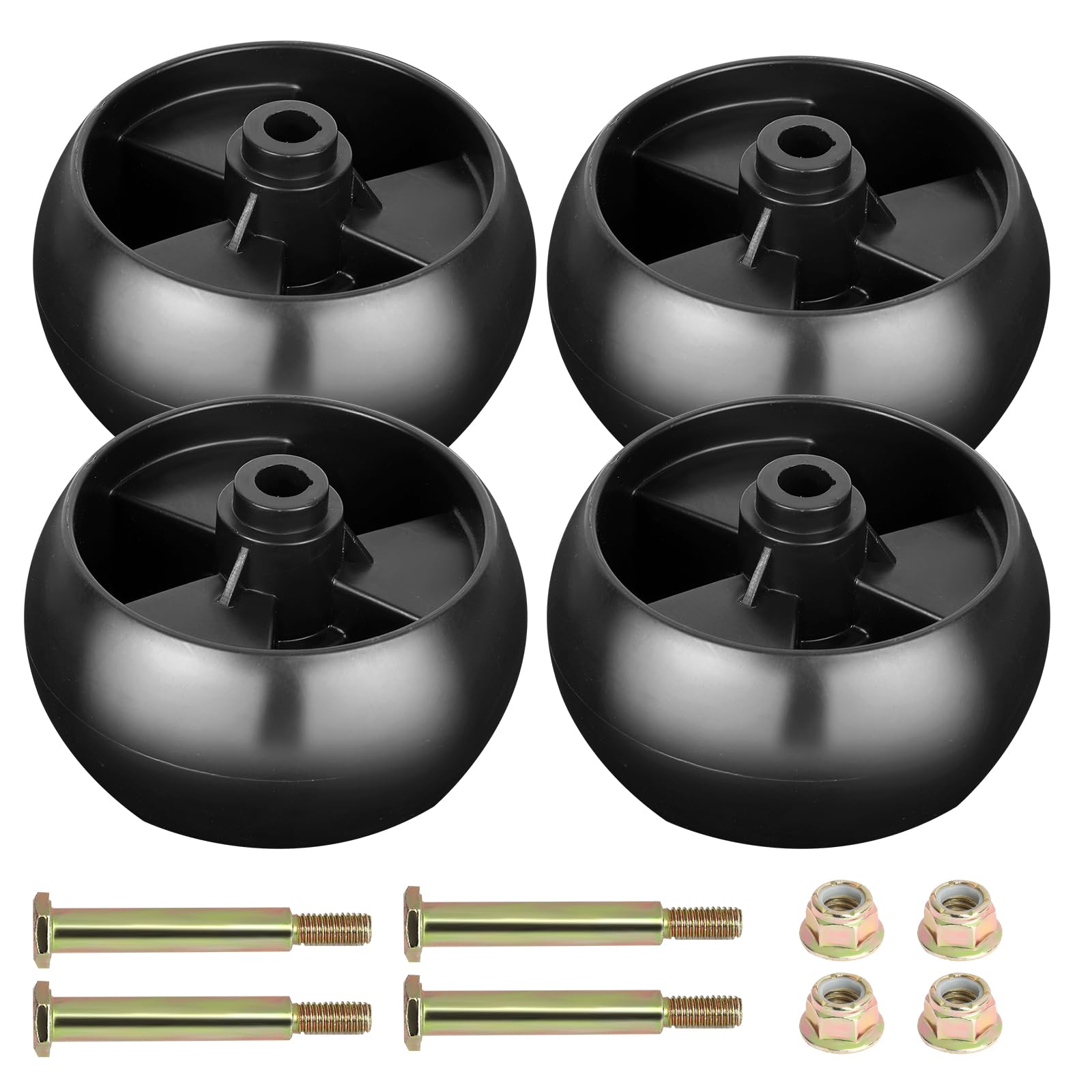 SLIDE Wheel set 65mm x 3セット SALE Amazon.com: 4 Pack 734-04155 Lawn Mower deck wheel and bolt kit