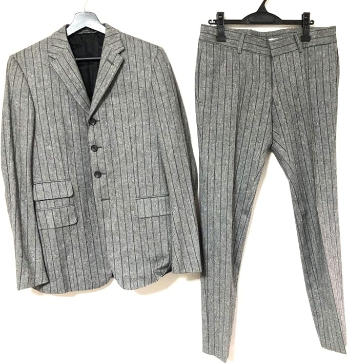 Amazon Co Jp グッチ Gucci メンズスーツ メンズ グレー ダークグレー 中古 服 ファッション小物