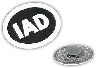 IAD Shoe Charm, Washington Dulles International Airport, Made in USA