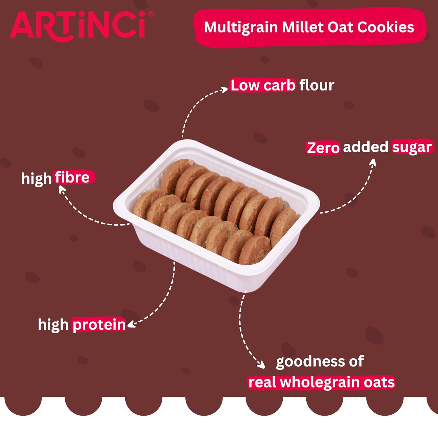 Oats cookies pack of 2