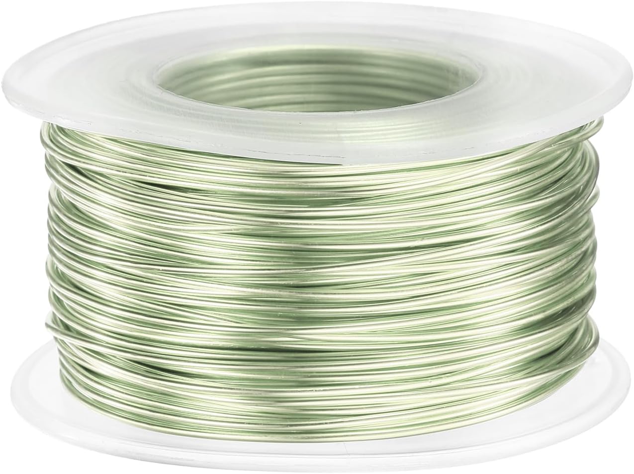 Generic 18 Gauge Aluminum Craft Wire 1.0mm 98.5ft Flexible Bendable Anodized Metal Jewelry Sculpting Wire for Jewelry Making Modelling Craft DIY, Grass Green