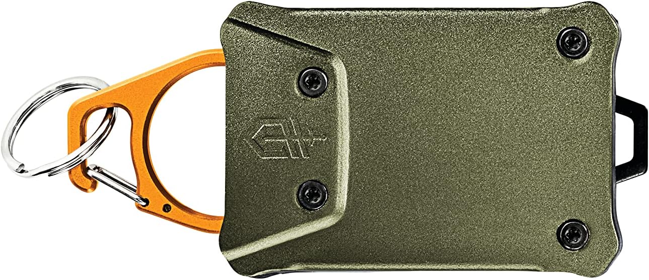 Gerber Defender Freshwater Retractable Fishing Lanyard Safety Tether with Carabiner for Fishing Boating Hiking Camping Hunting Tools - Compact - 31-003297