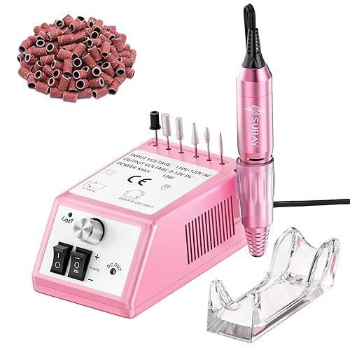 Miniatura 8 de Máquina profesional minitorno para uñas de 20.000rpm para manicura y pedicura.