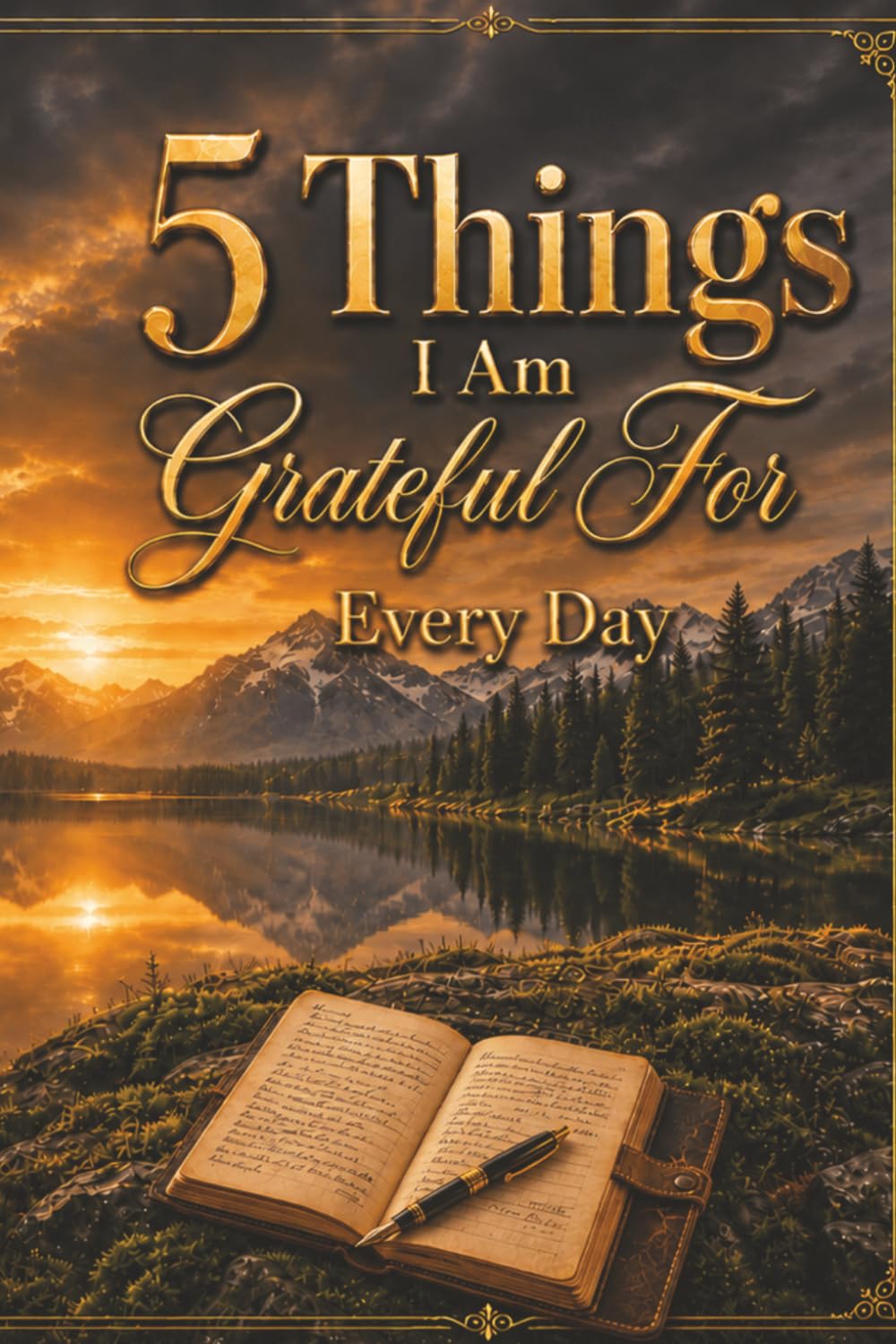 5 Things I Am Grateful For Every Day: A Daily Gratitude Journal with Guided Prompts for Mindfulness, Positivity, and Self-Reflection