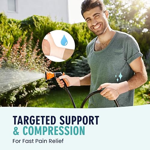 Miniatura 3 de Dr. Frederick's Original Muñequera y pulgar - 4 piezas - Férula Spica para artritis pulgar - Pulgar esquiador - Tenosinovitis de De Quervain -