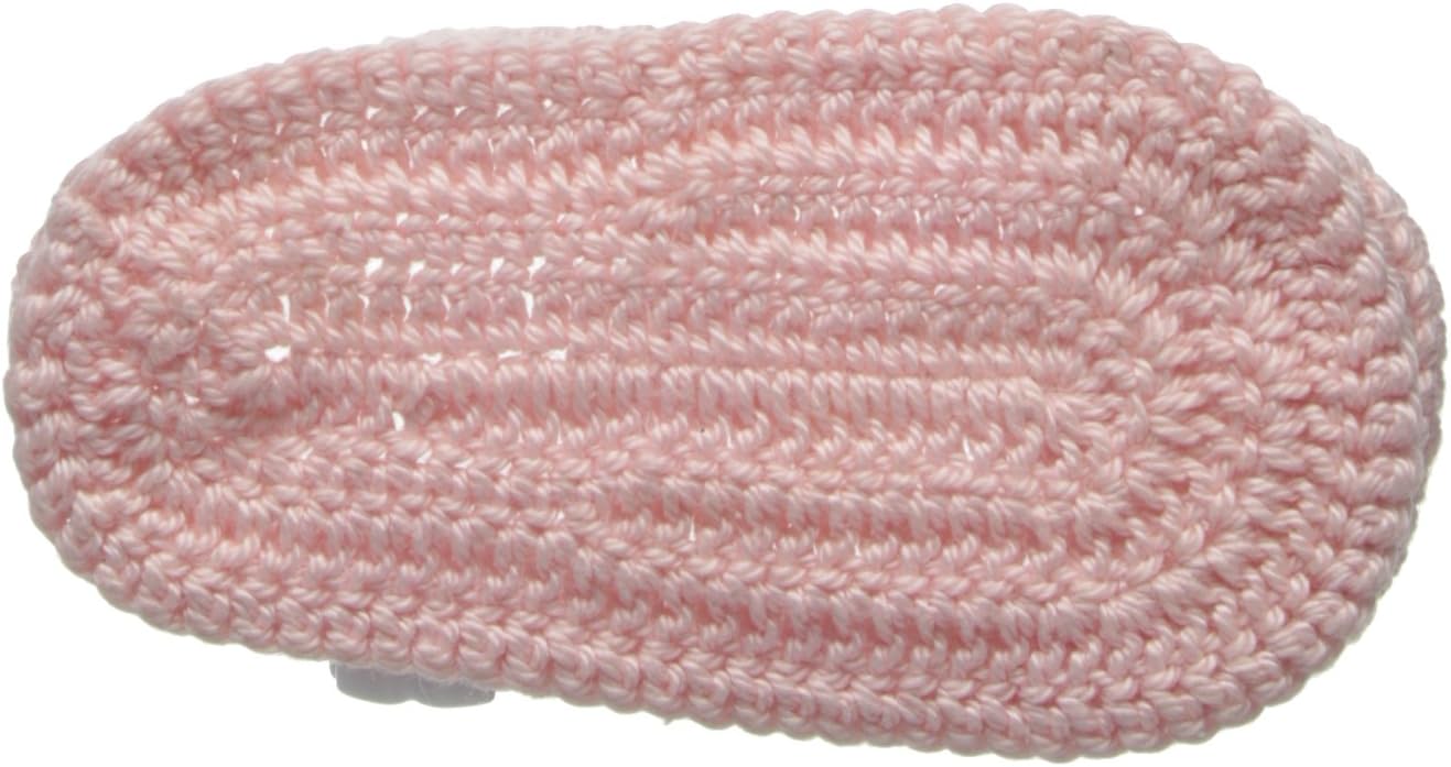 Jefferies Socks Baby-Girls T-Strap Mary Jane Crochet Bootie