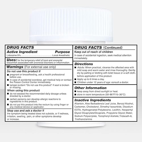 Miniatura 6 de Numb Master - Crema anestésica tópica al 5% de lidocaína con aloe, vitamina E, 1 onza de máxima fuerza anestésica tópica, crema para aliviar el