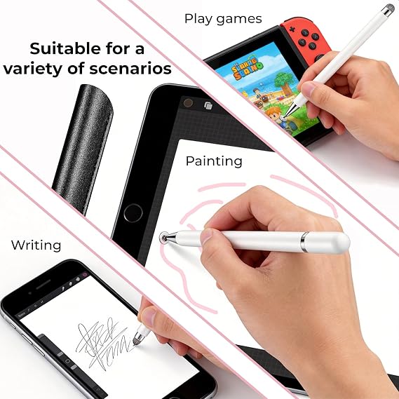 CMARS Stylus Pens for Touch Screens, 2-in-1 Universal Capacitive Stylus
