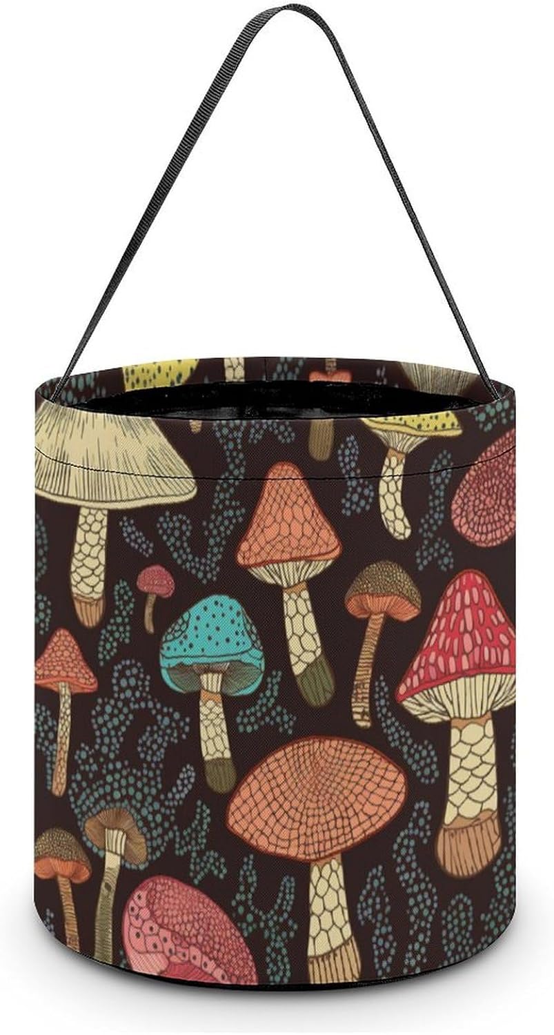 Mushroom Halloween Trick Or Treat Bag for Party Favor
