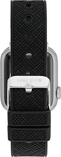 Miniatura 2 de Anne Klein Correa de silicona a la moda para Apple Watch, segura, ajustable, repuesto de correa de Apple Watch, se adapta a la mayoría de las muñecas