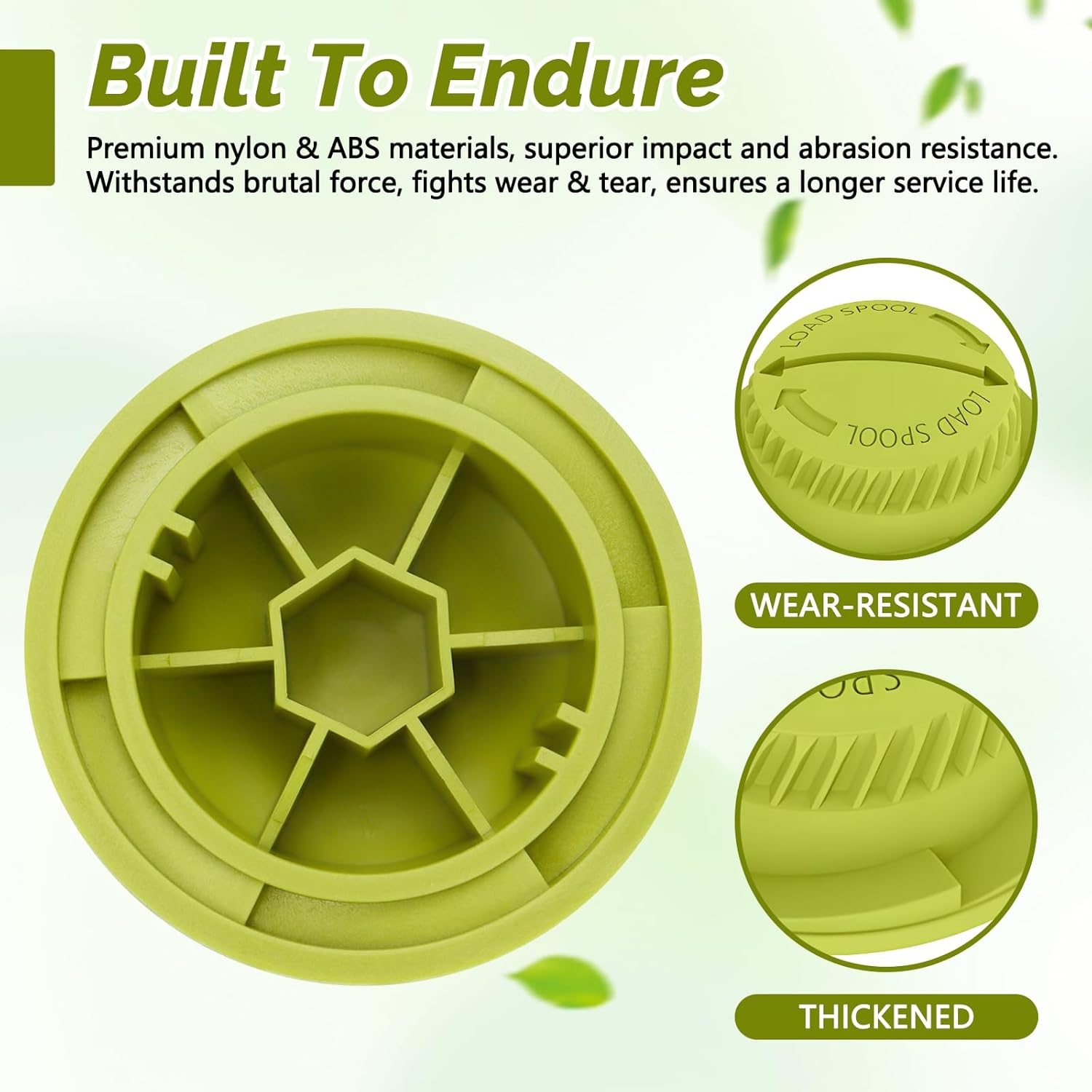 6 Pcs AC05ABK & 530455002 Bump knob for Ryobi RY40250, RY40230, P2090, RY41135, RY253SS, RY252CS, RYSST44 & AC04156 String Trimmers Replacement Part