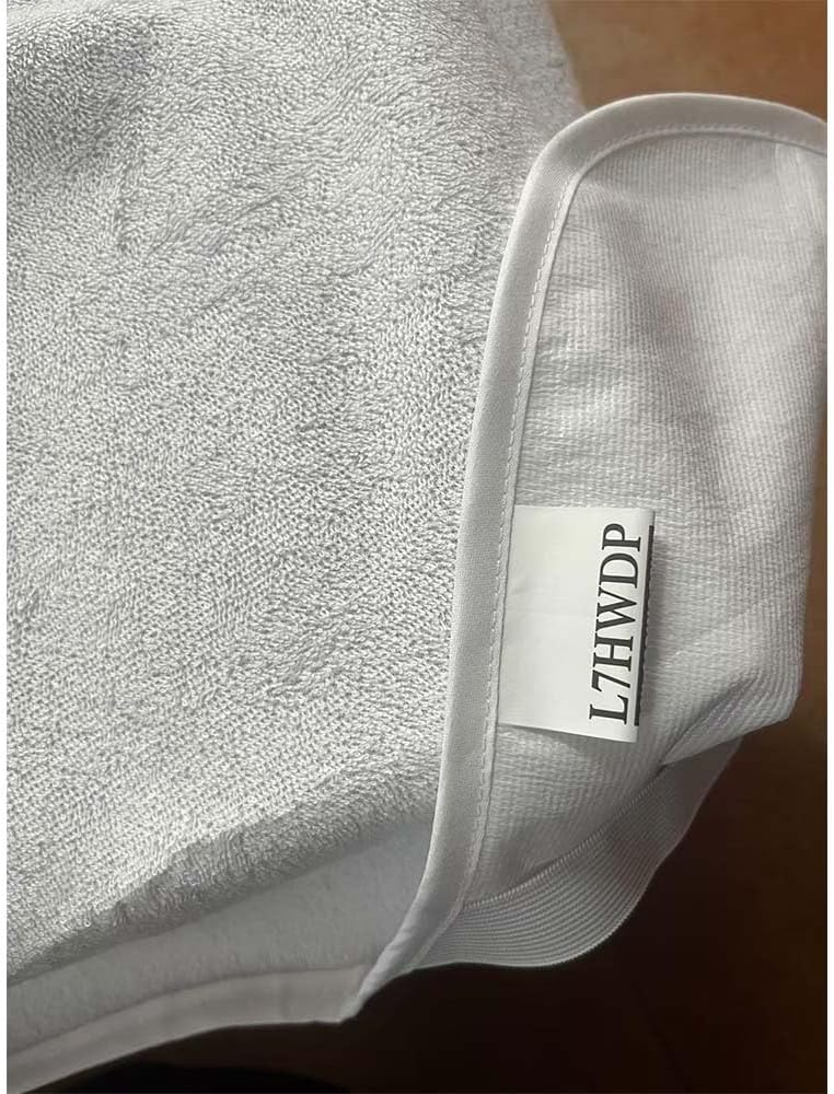 Mattress Topper Protector Pad,Waterproof Breathable Anchor Bands Cotton Mattress Protector Vinyl Free Hotel Quality (Twin) - Image 7