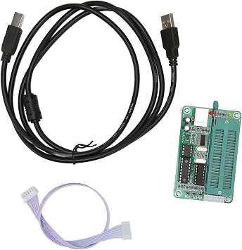 Jectse PIC K150 Microcontroller USB Programmer, 40pin DIP Programming Socket, Fast Reliable, for PIC Chip Burning, Reading, Encryption