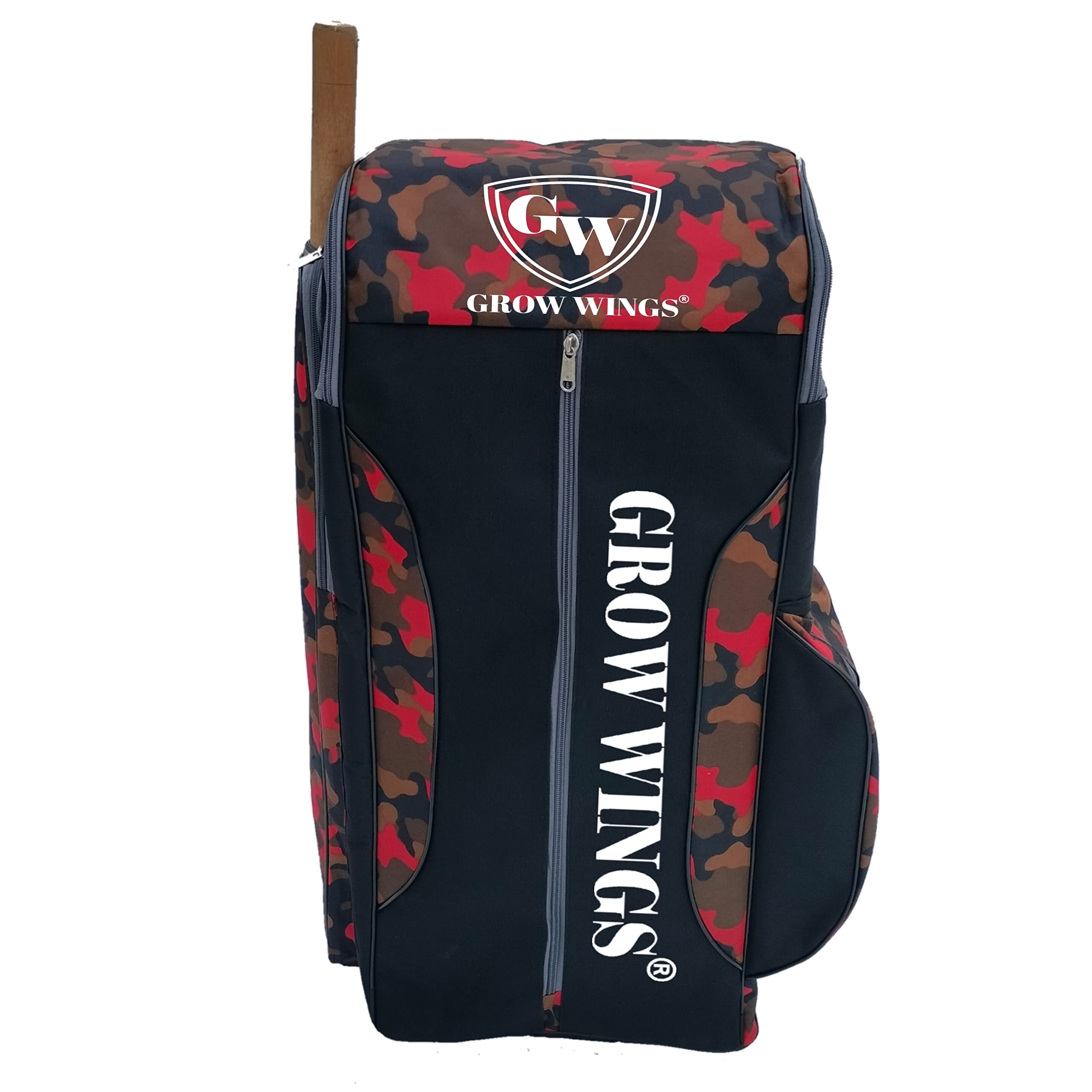 Grow wings Cricket Bag kit Shoulder Straps Sports Cricket Kit Bag 1 Bat Caves with Extra Compartment-image-22
