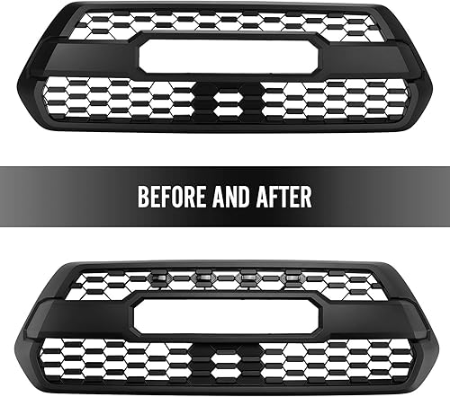 Miniatura 9 de Seven Sparta Luces LED para parrilla 4 piezas con fusible para parrilla Toyota Tacoma TRD PRO 2016-2019 carcasa ámbar con luz ámbar