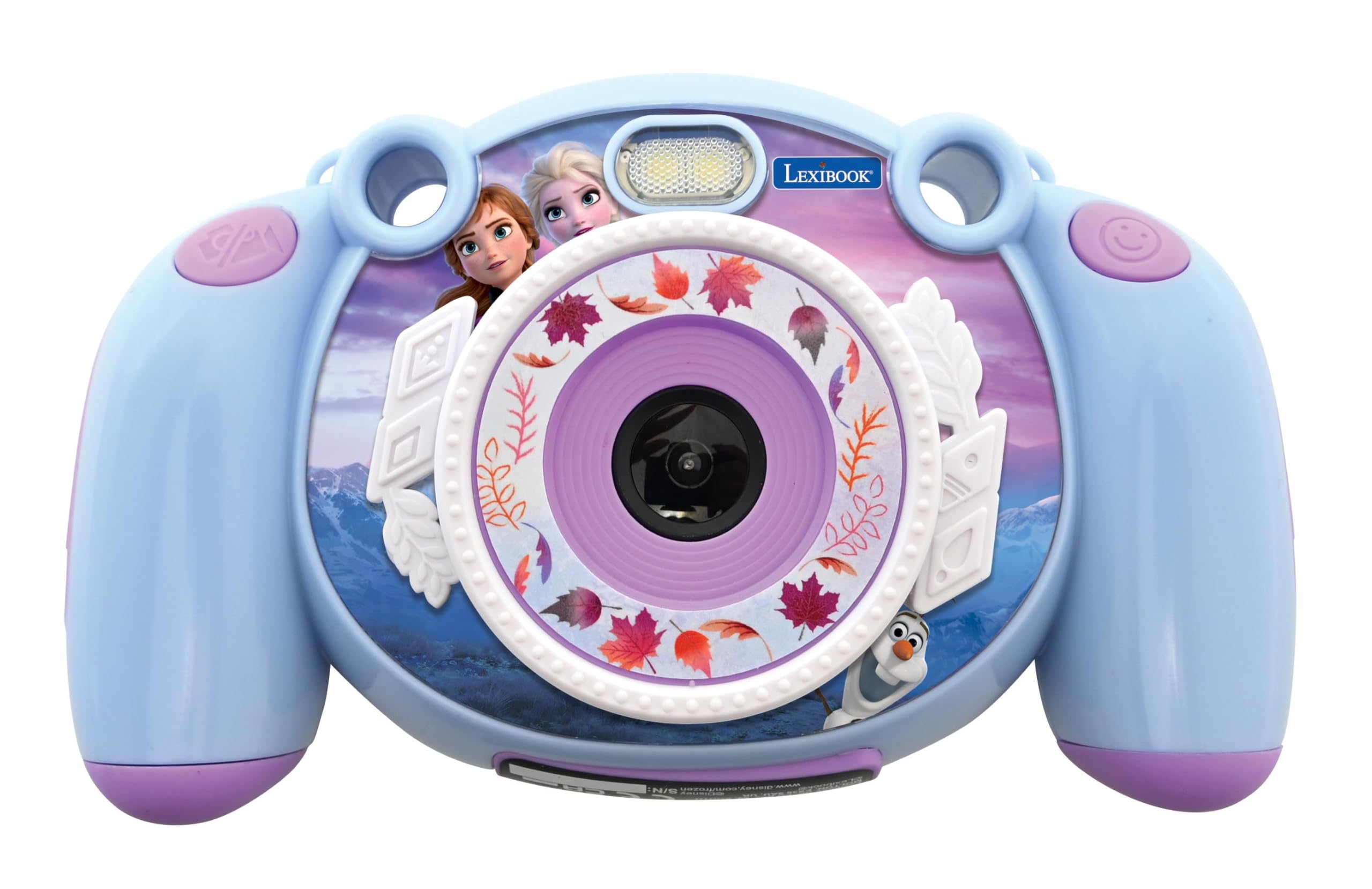 Lexibook Frozen - Cámara Digital Infantil, función Foto y vídeo, Juegos, Tarjeta SD de 32 GB incluida - DJ080FZLXB