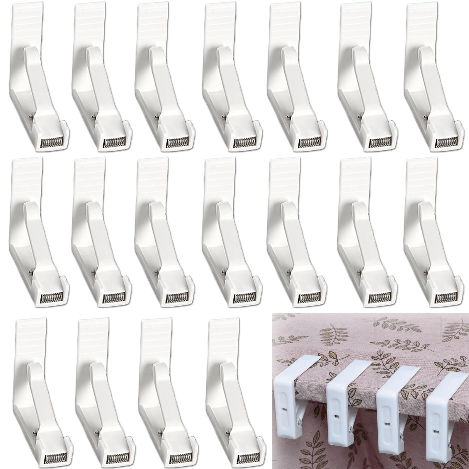 Tischdeckenklammern Transparent – 8 Stück, Winddicht Für Garten, Picknick, Hochzeit
