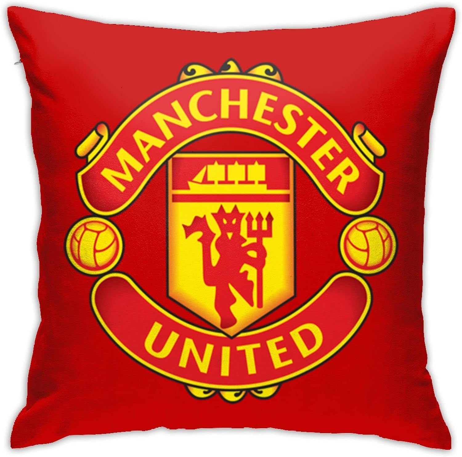 ZFENGYYUAN Manchester Home Throw Pillow Case Couch Sofa Bedroom Decor Square Cushion Covers football 18x18 Inch TWO SIDES