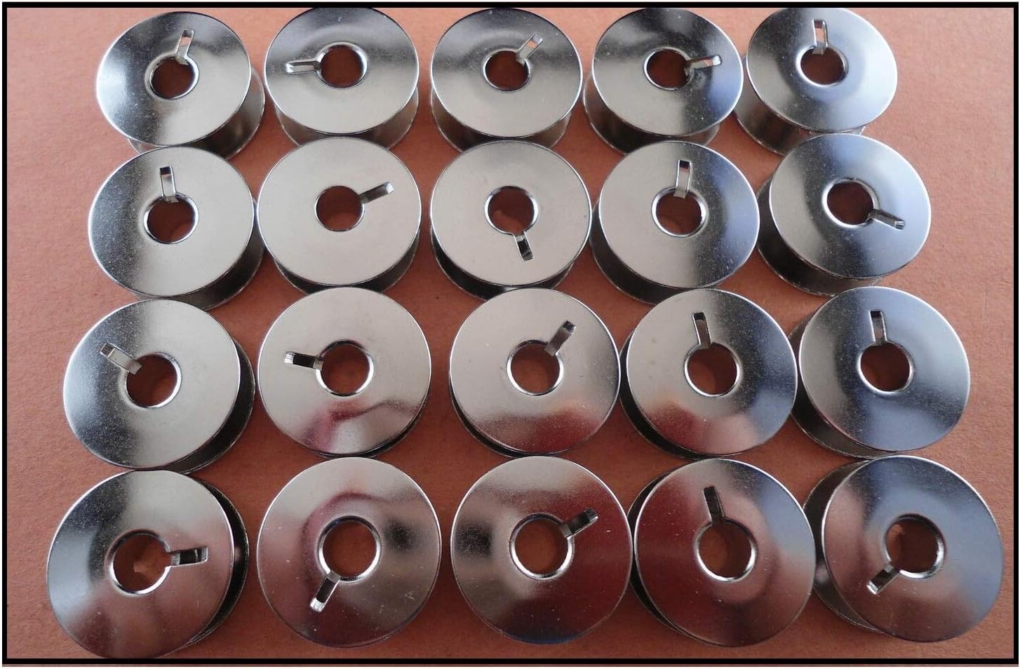 NGOSEW 30 Metal Bobbins Works With Viking 2780, 2840, Mega Quilter 1200# 55623S