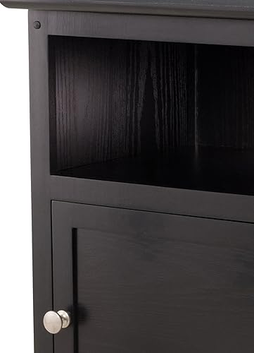 Miniatura 7 de Winsome - Mesa auxiliar de madera Henry color negro