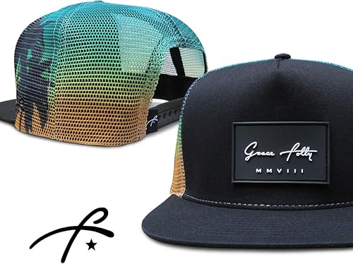 Miniatura 2 de Grace Folly Sombrero de camionero para hombres y mujeres Gorras de malla Snapback