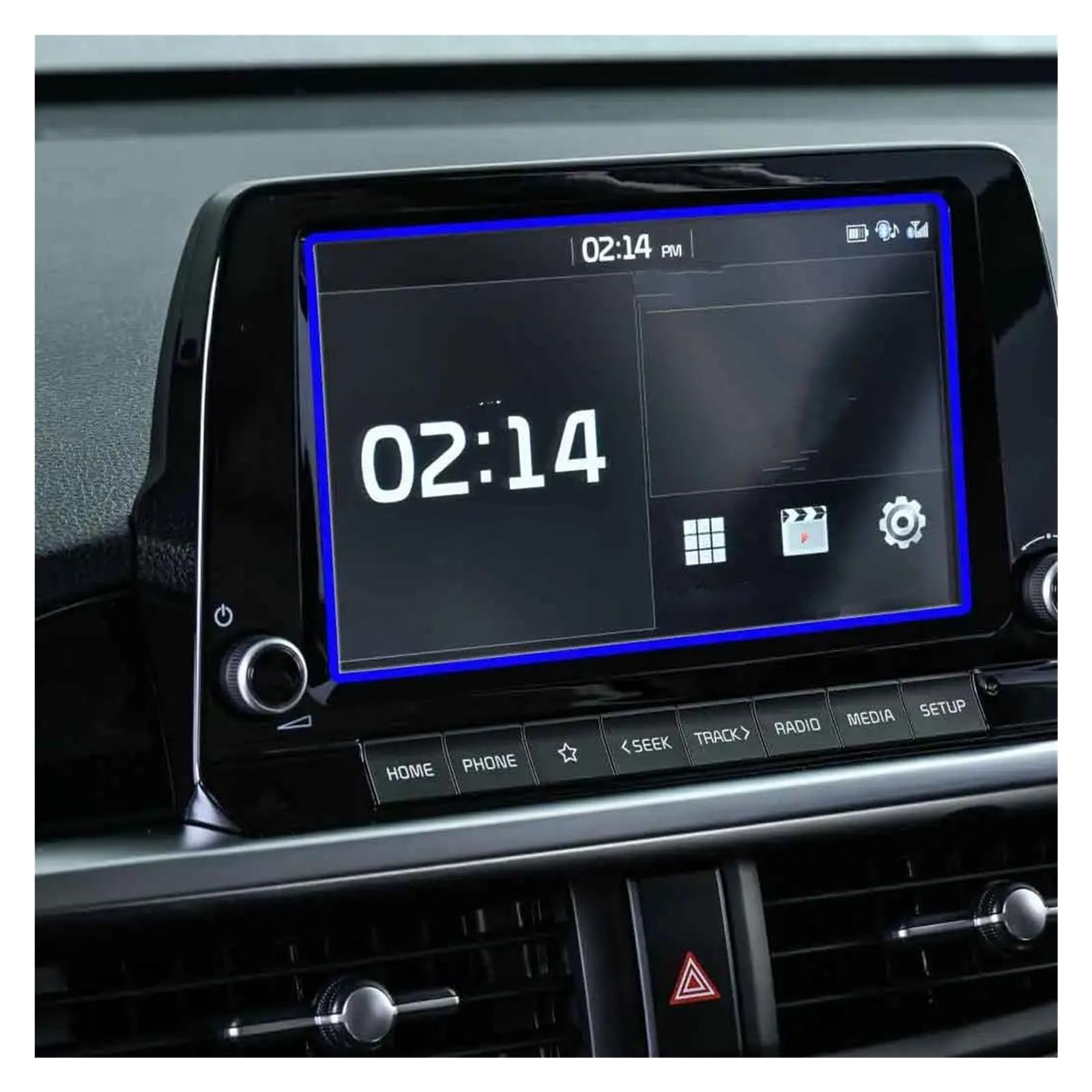Écran rayé Kia Picanto 2021 ? Solution verre trempé navigation 8"
